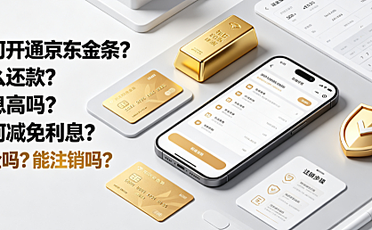 如何开通京东金条?怎么还款?利息高吗?如何减免利息?安全吗?能注销?