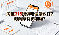 淘宝315投诉电话怎么打?对商家有影响吗?