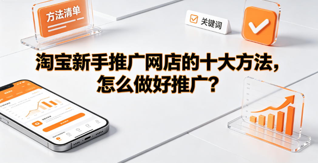 淘宝新手推广网店的十大方法,怎么做好推广?实操指南