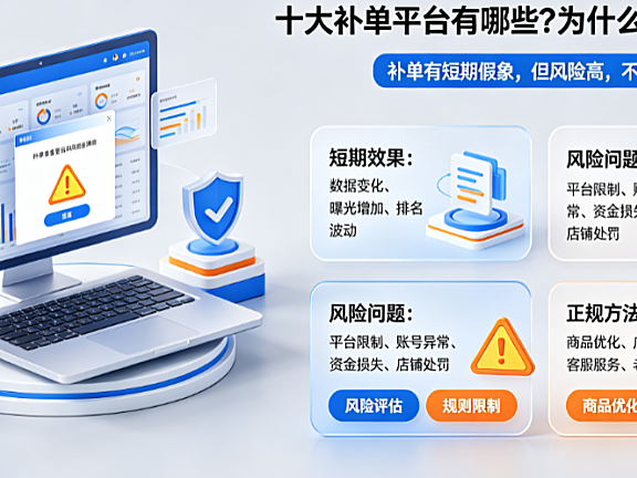 十大补单平台有哪些?为什么补单较好?合规运营与风险警示