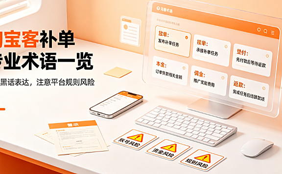 淘宝客补单专业术语有哪些?补单专业术语一览