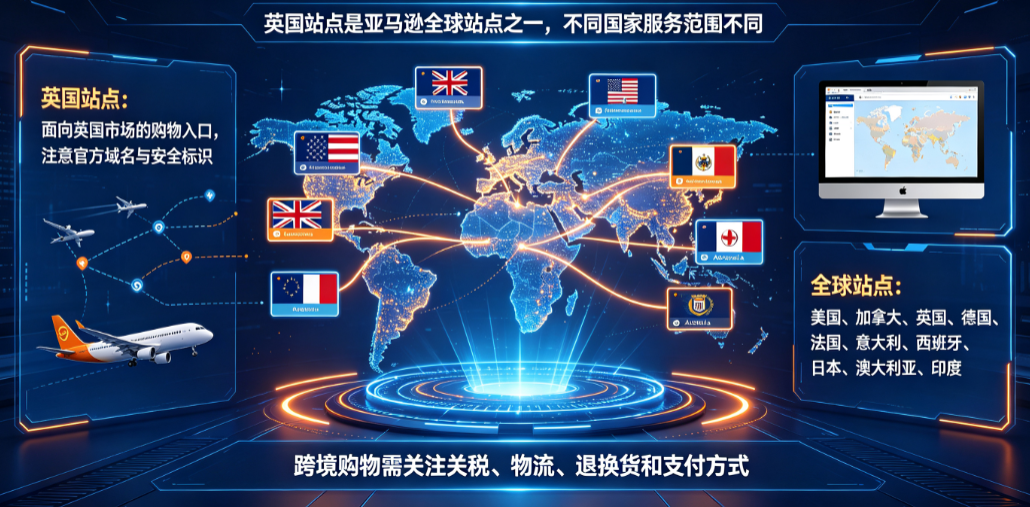 亚马逊英国官网在哪里?亚马逊站点有哪些?
