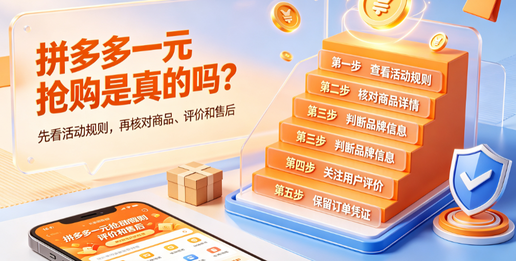 拼多多一元抢购是真的吗?是正品吗?