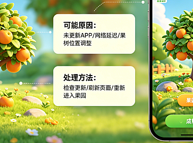 多多果园果树成熟了怎么找不到了？果子成熟后怎么办？