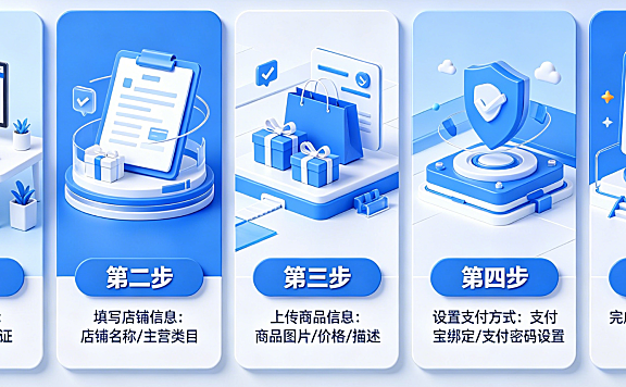 淘宝怎么开店详细流程步骤？如何在淘宝开店的详细流程