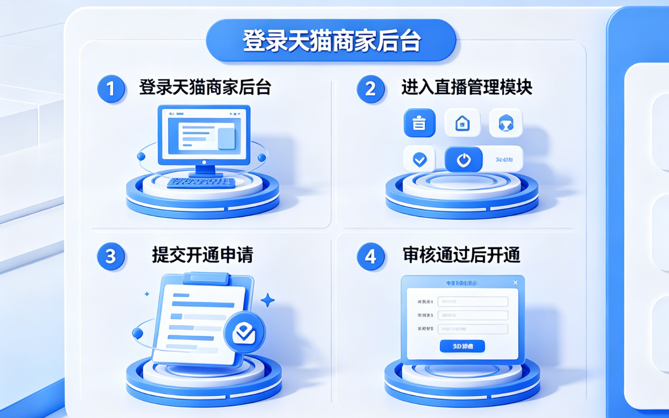 天猫店铺直播怎么开通？天猫店铺直播开通条件（2026实操指南）