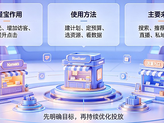 天猫流量宝怎么用？流量来源有哪些？万相台实操与流量矩阵全解析