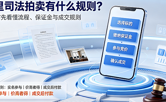 什么叫阿里司法拍卖?拍卖有什么规则?完整参拍指南与风险提示