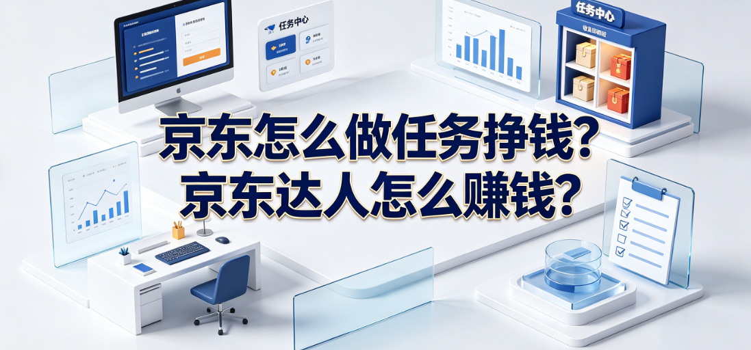 京东怎么做任务挣钱?京东达人怎么赚钱?