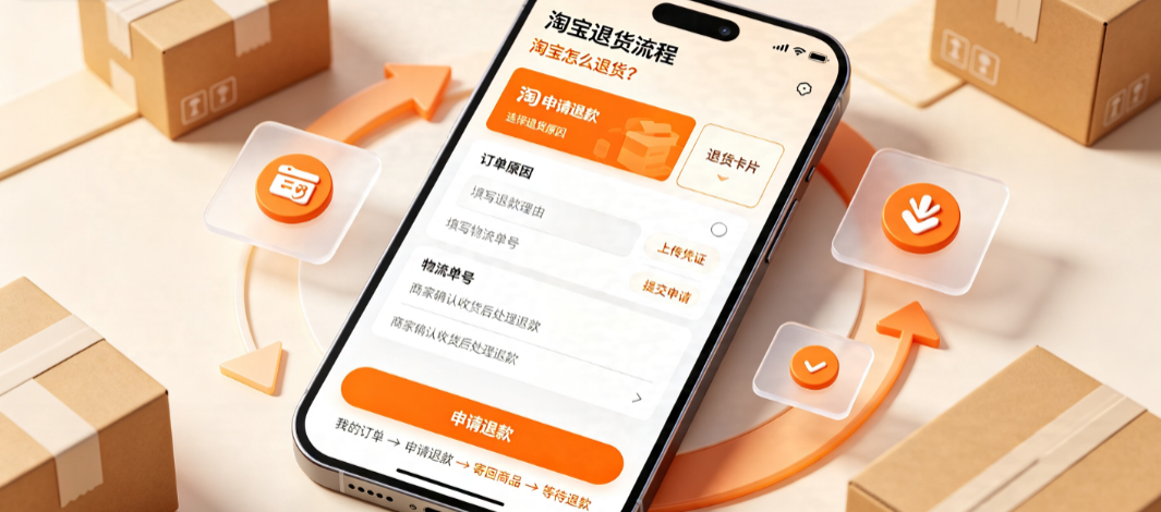 淘宝退货流程,淘宝怎么退货?