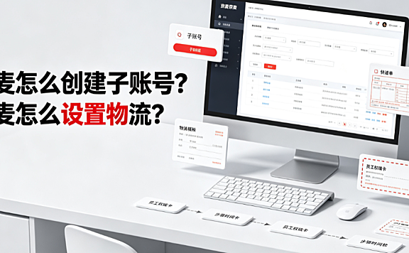 京麦怎么创建子账号?京麦怎么设置物流?完整操作指南