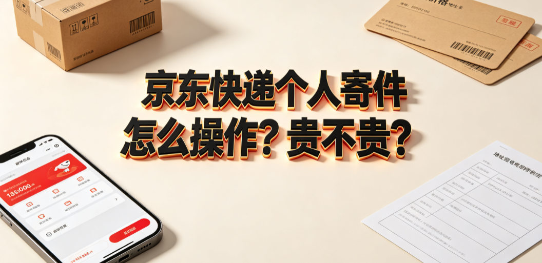 京东快递个人寄件怎么操作?贵不贵?