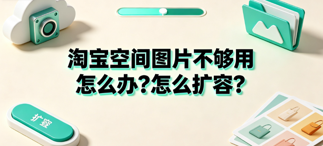 淘宝空间图片不够用怎么办?怎么扩容?