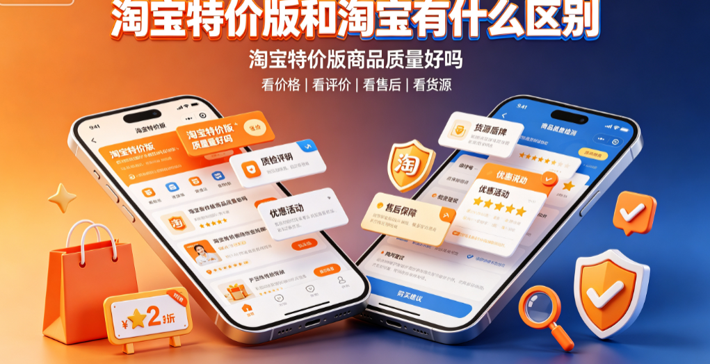 淘宝特价版和淘宝有什么区别_淘宝特价版商品质量好吗深度解析