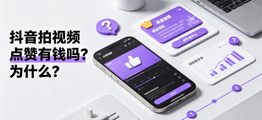 抖音拍视频点赞有钱吗？为什么？完整变现逻辑解析