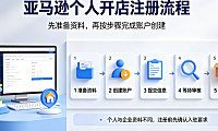 亚马逊如何注册个人开店?流程是什么?