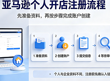 亚马逊如何注册个人开店?流程是什么?
