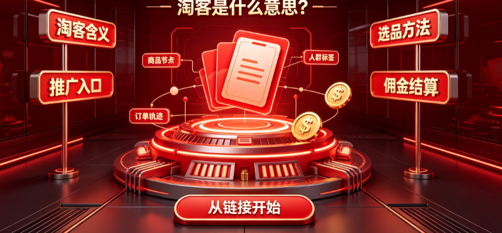 淘客推广怎么操作?淘客是什么意思?