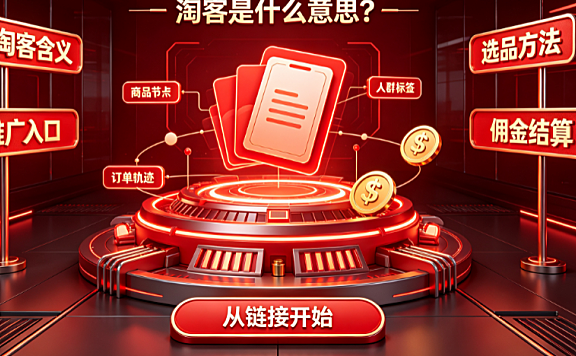 淘客推广怎么操作?淘客是什么意思?