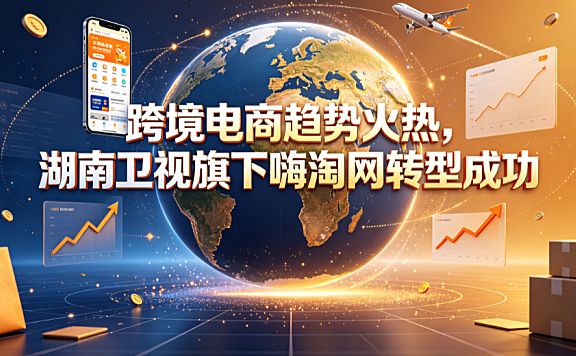 跨境电商趋势火热,湖南卫视旗下嗨淘网转型成功 行业深度解析