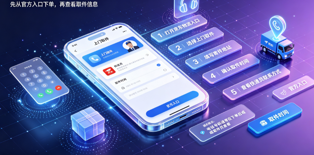 京东快递上门取件电话号码是多少?怎么寄件?