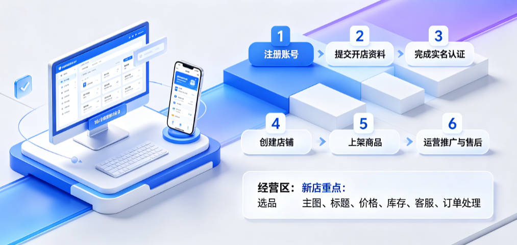入驻淘宝卖家怎么操作?入驻成功后怎么经营? 