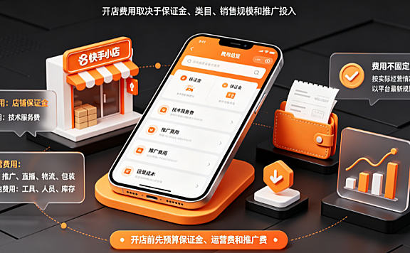 快手小店一年多少费用？有哪些费用？开店成本全解析