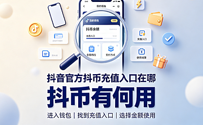 抖音官方抖币充值入口在哪?抖币有何用?