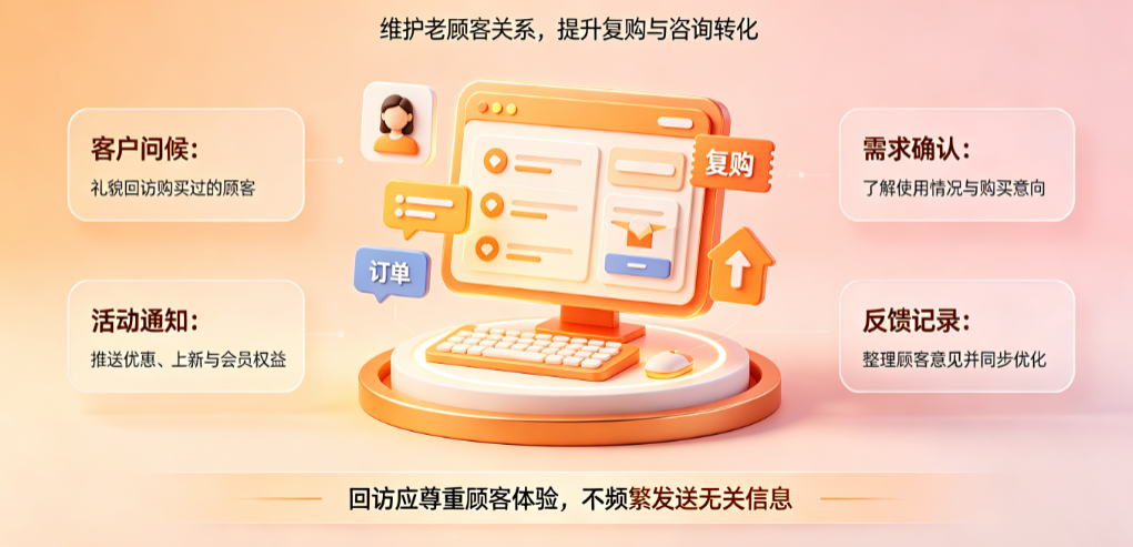 淘宝售前怎么回访老顾客?回访客服是干嘛的?