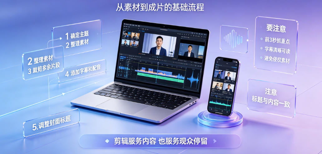 今日头条视频剪辑教程是什么?要注意什么?