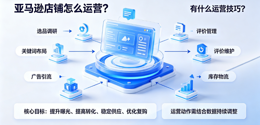 亚马逊店铺怎么运营?有什么运营技巧?