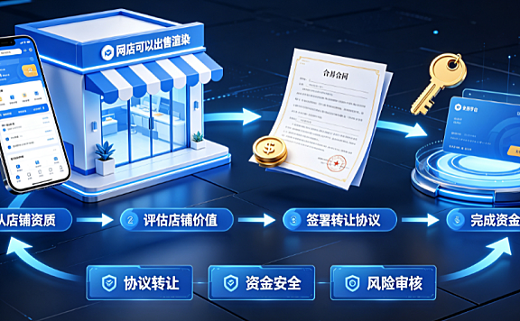 网店可以出售吗?如何出售?电商店铺转让合规指南