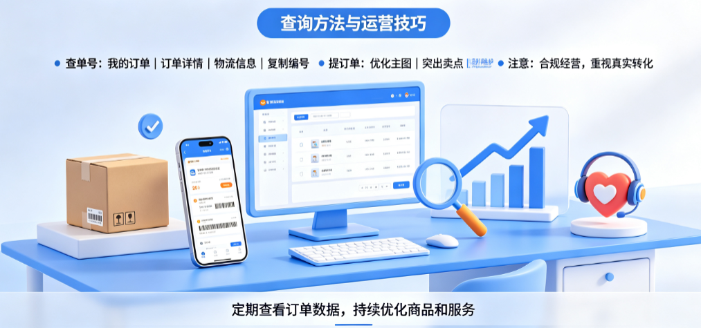 淘宝快递的订单编号在哪里查询?淘宝订单数量如何提升?