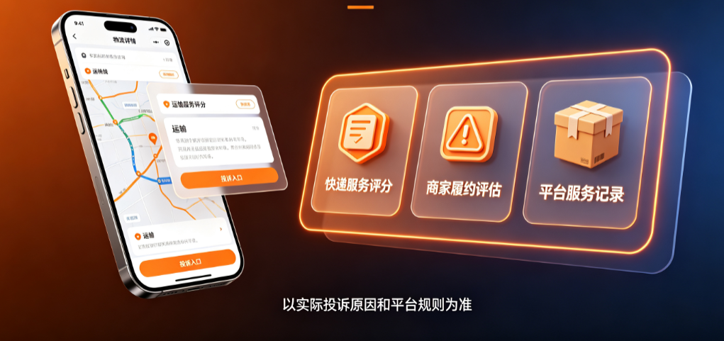 淘宝物流投诉在哪里找?对谁有影响?