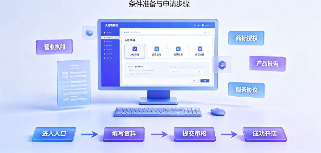 如何加入天猫电器城?需要什么条件?
