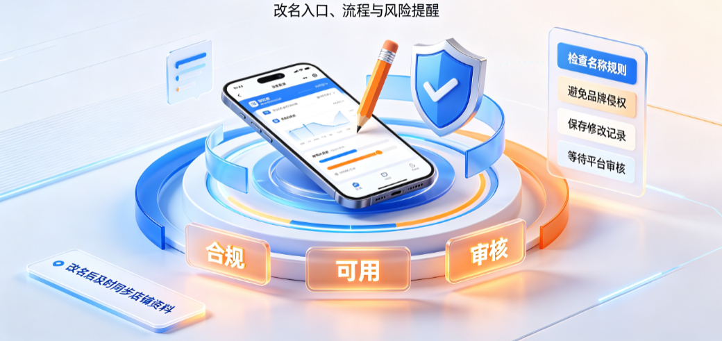 淘宝开店之后怎么改名?需要注意什么?