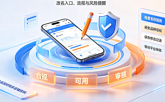 淘宝开店之后怎么改名？店铺名称修改全流程与关键注意事项