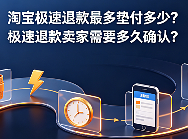 淘宝极速退款最多垫付多少?极速退款卖家需要多久确认?