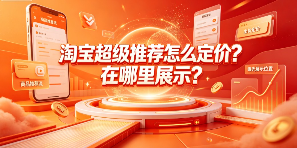 淘宝超级推荐?怎么定价?超级推荐在哪里展示?