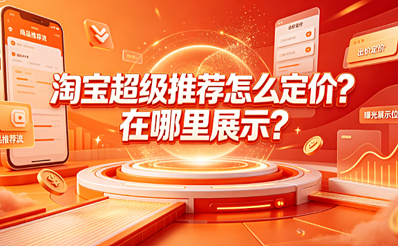 淘宝超级推荐?怎么定价?超级推荐在哪里展示?