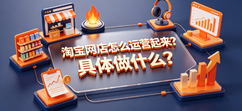 淘宝网店怎么运营起来?具体做什么?