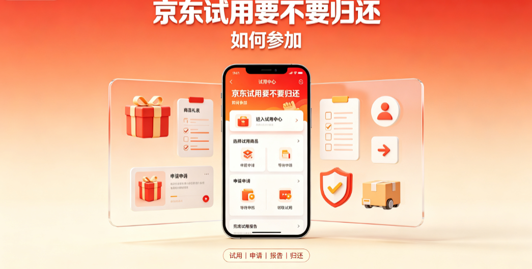 京东试用要不要归还_如何参加京东试用全攻略