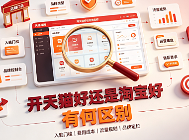 开天猫好还是淘宝好?有何区别?
