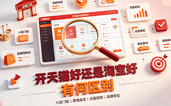 开天猫好还是淘宝好?有何区别?