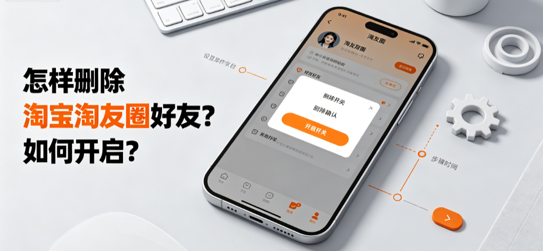 怎样删除淘宝淘友圈好友?如何开启?完整操作指南
