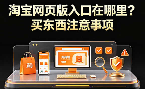 淘宝网页版入口在哪里?买东西注意事项