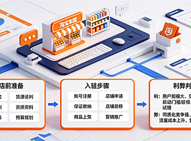 淘宝怎么加盟开店?有什么利弊?入驻流程与避坑指南