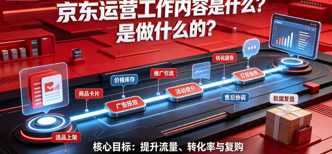京东运营工作内容是什么?是做什么的?