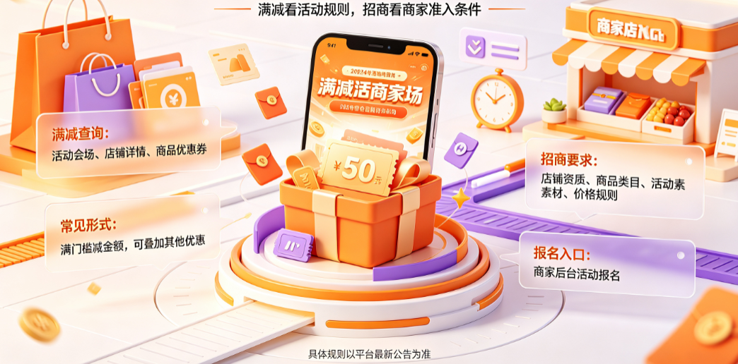 2024年淘宝510周年庆满减有多少？有哪些招商要求？
