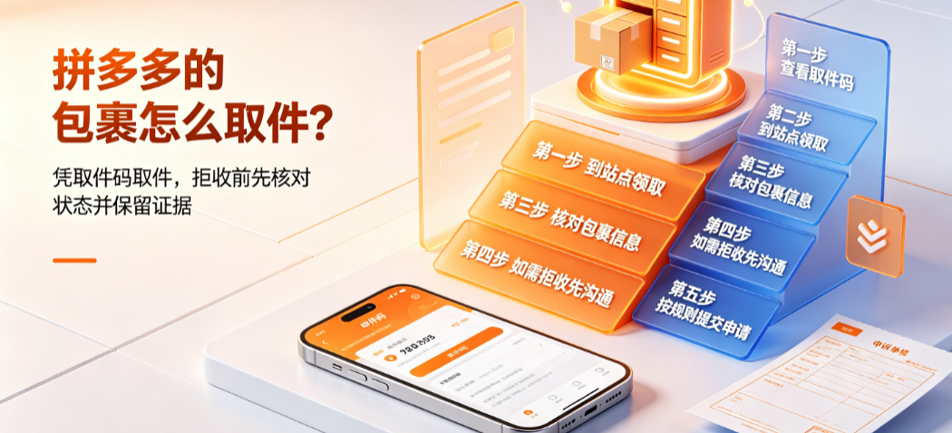 拼多多的包裹怎么取件?怎么拒收?
